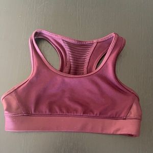 Old Navy Active Girls Burgundy Racerback Sports Bra Top in Size Medium 8